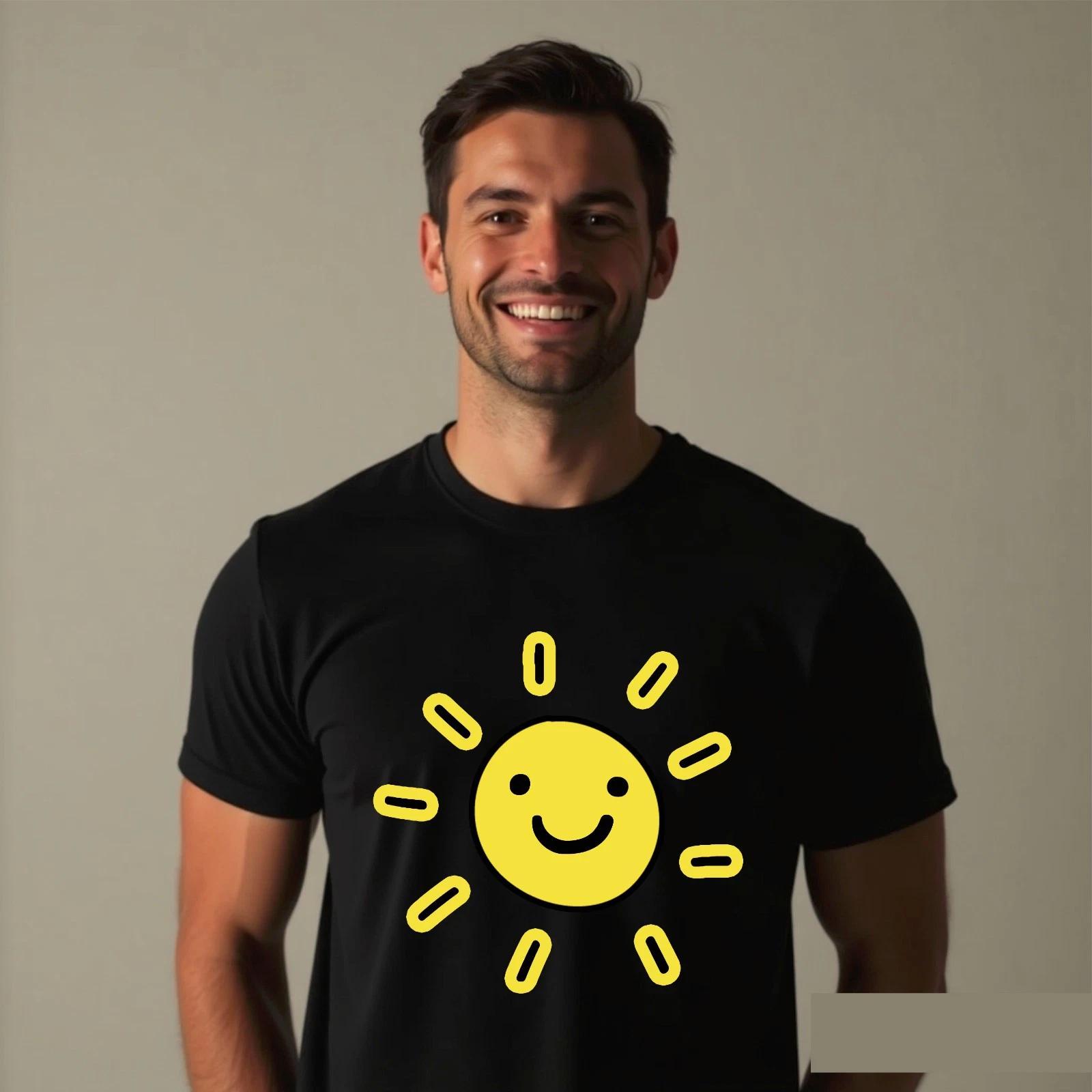 Sunshine Sun Cute Cartoon Sunny Graphic Mens Womens Unisex Gift Tee T-Shirt 4XL