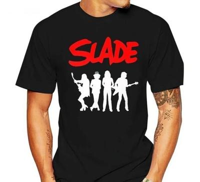 Logo Slade Band T-shirt Black Unisex All Sizes S-5XL BL1978 Unisex T-Shirt