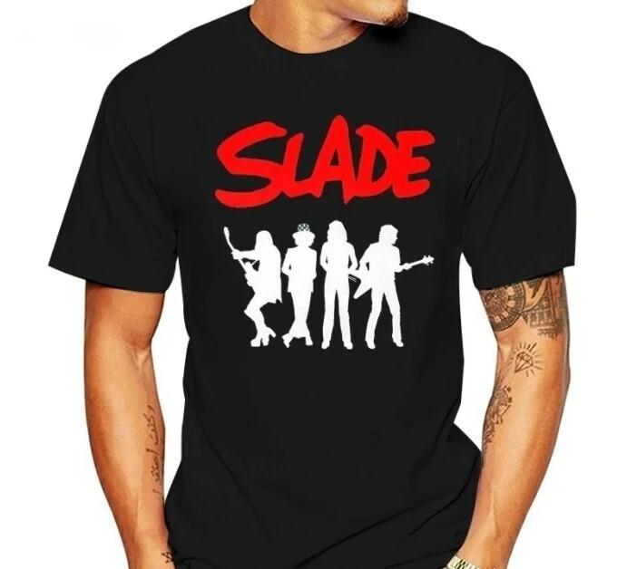 Logo Slade band T-shirt Black Unisex All Sizes S-5XL BL1978 Unisex T-Shirt