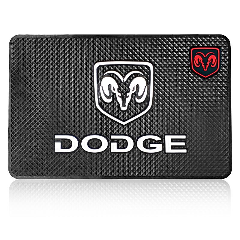 

Car Badge Styling Non-Slip Mat Center Dashboard Anti-slip Pad Interior for Dodge SXT Challenger Charger RAM 1500 Stratus Dakota Charger Avengr Durango 1pcs