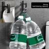 Heavy Duty Washbasin Hook Black Space Aluminum Robes Towel Hook Hanger Bathroom Basin Organizers for Hanging Washbasin