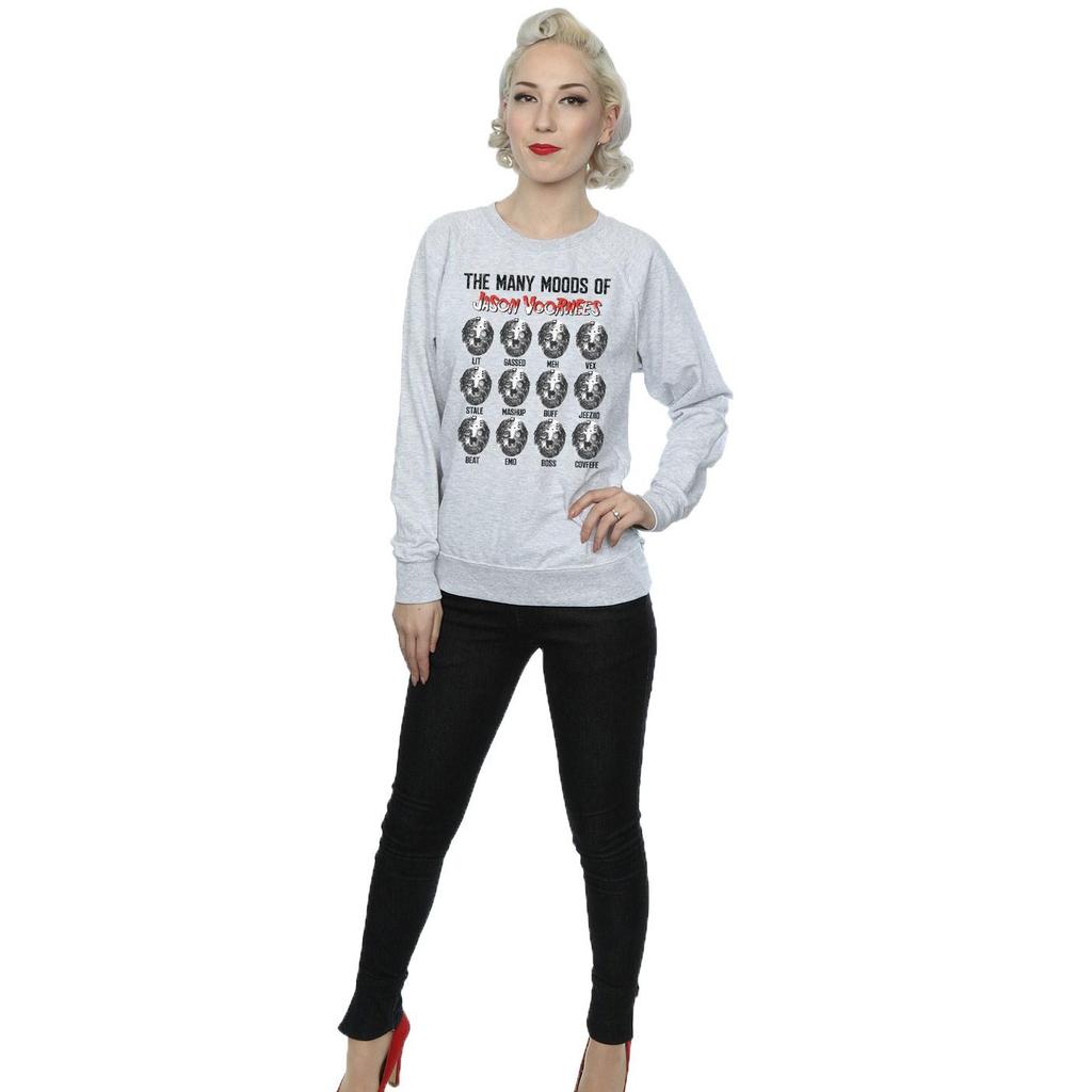 Friday 13th Womens/Ladies The Many Moods Of Jason Voorhees Sweatshirt