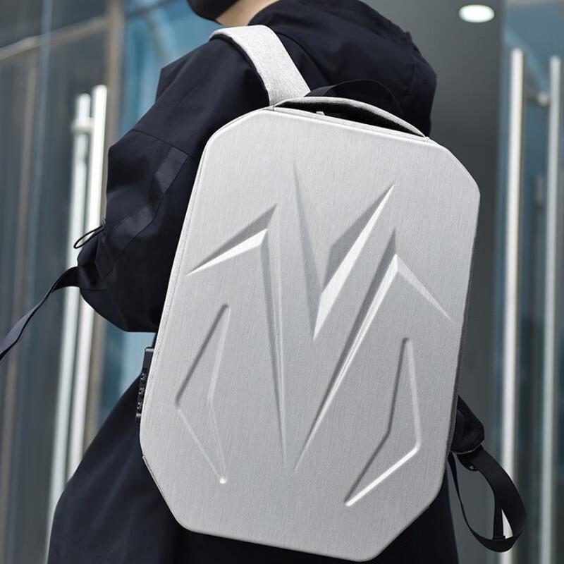 REWELL Мужской жесткий игровой и деловой рюкзак из поликарбоната