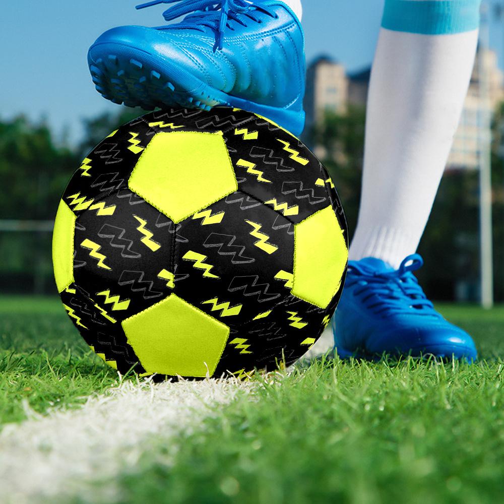 1pc Bolt Durable Soccer Ball/Football, Size 5, Perfect for Training, Entertainment And Competition,Gift yy26060677
