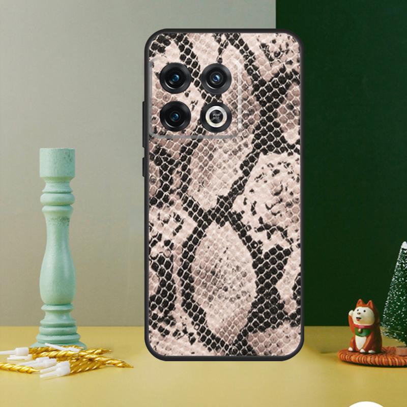 Snake Skin Case For OnePlus Nord CE 2 3 4 Lite N20 N30 9 10 Pro 8T 9RT 10T 10R 12 11 12R 13 13R Cover