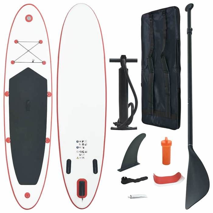 VidaXL Ensemble de Planches SUP Gonflables Planche à Rame Pagaie Surf Increvable et Résistant aux UV Hommes Adulte Extérieur 92203