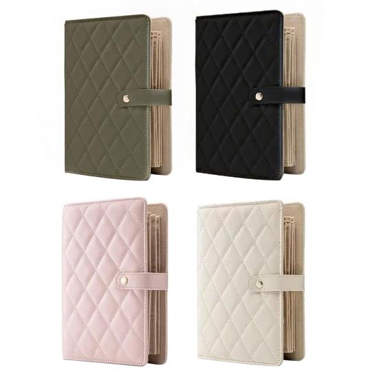 Travel Jewelry Organizer Case Waterproof Quilted Faux Leather Multi-Compartment Storage Bag Jewelry Storage Pouch