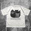 2026 Summer Fashion Open The Door Cats Printed T-shirt Cat Meme T-shirt Ladies' Comfortable Plus Size Home Clothing Lover Shirt