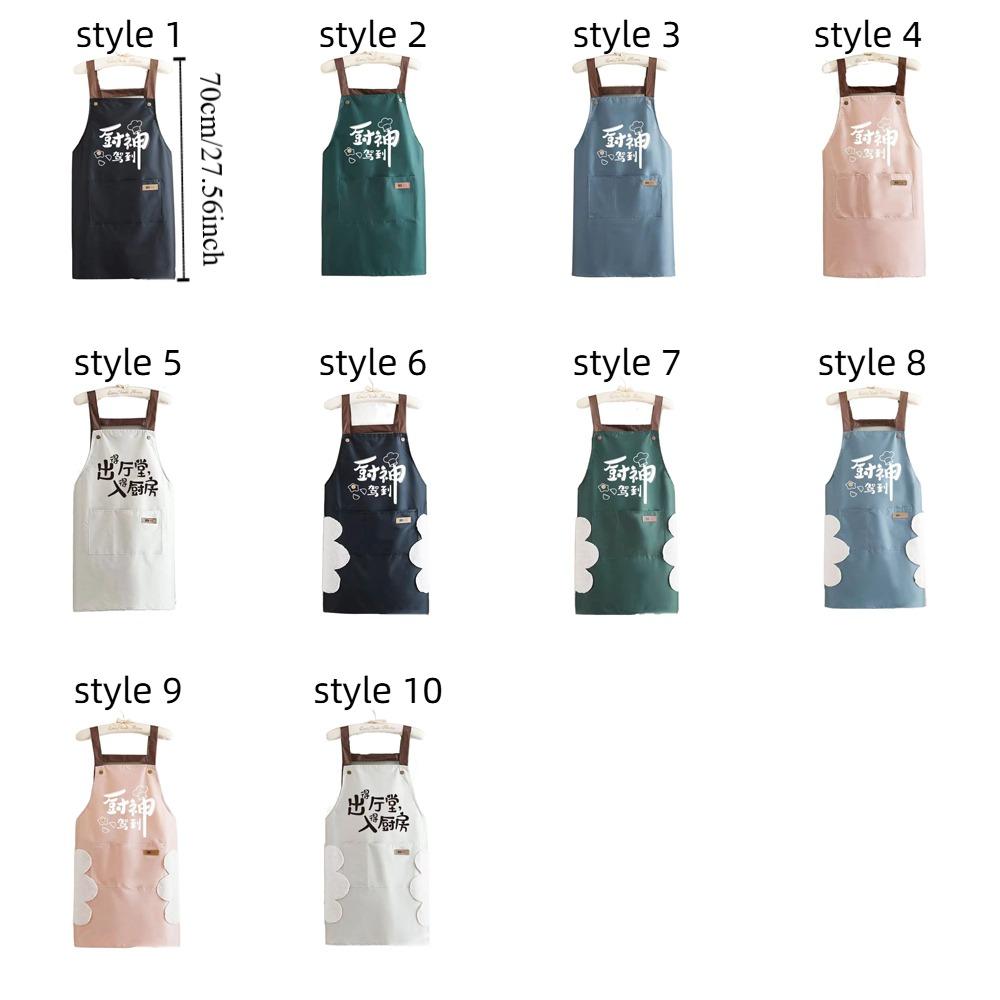 With Pockets Cooking Apron Antipollution Chefs Apron Cleaning Uniform Cleaning Aprons  Women