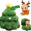 Latest Enjoyable Hot Xmas Series Plush Doll Pillow Elk Santa Tree Combined Plush Toy Home Decor Designed For Boys Plus Girls Xmas Present