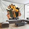 1 Stück Extra Große Niedliche Giraffe Durchbruch Wandteppich Geburtstagsgeschenk Party Dekoration Live-Übertragung Hintergrundtuch