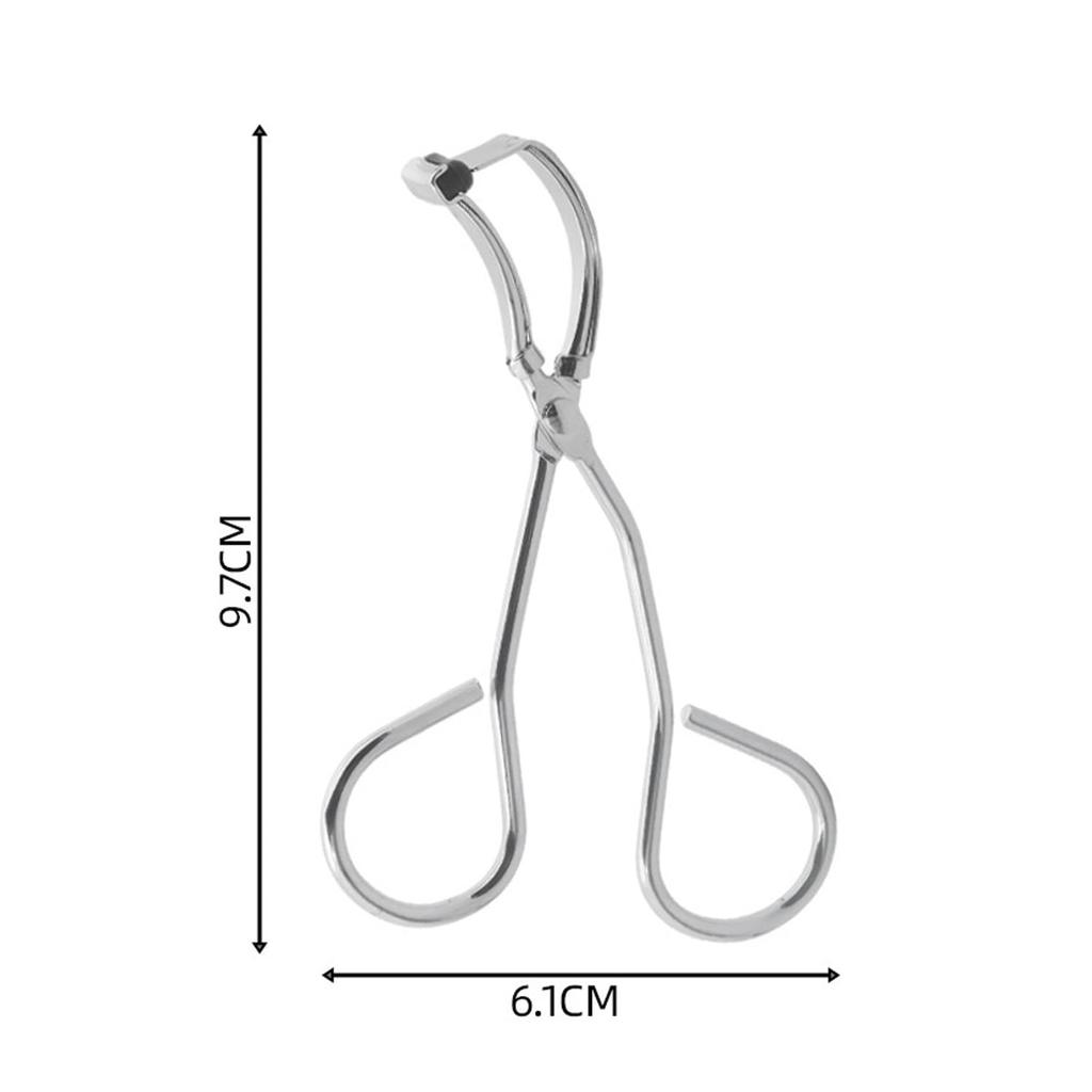 Partial Eyelash Eyelash Easy To Silver Curler, Curler, Long-lasting Curl, Use, Portable, Durable, Women's,