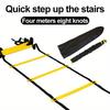 Agility Ladder for Football & Basketball: Training Rope, Jump Grid, Soft Step Ladder Equipment