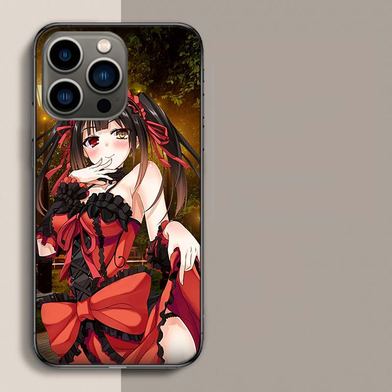 

Чехол для телефона Date A Live Токисаки Куруми Для Iphone 17 Air 15 Pro 14 Plus 16 Pro Max 17E 16E 12 13 Mini 11 Чехол Милые Fundas iPhone 17