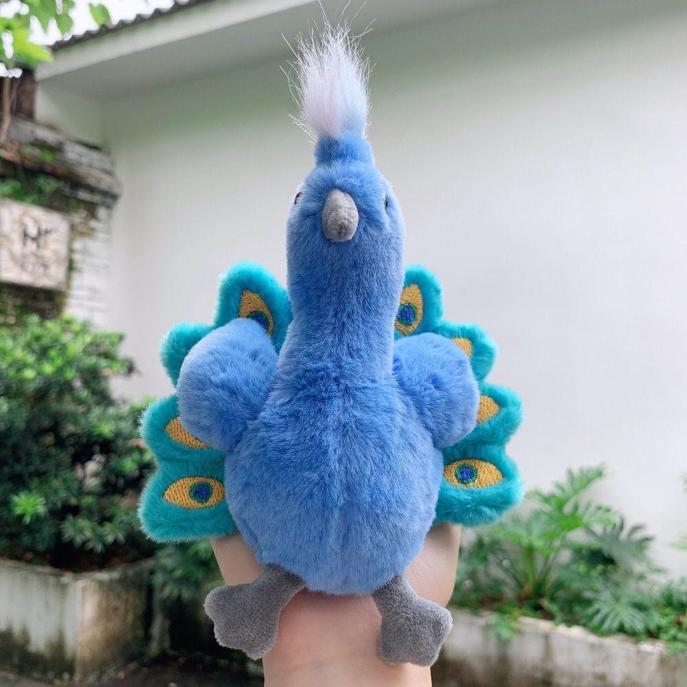 PP Cotton Peacock Doll  Plush Keychain Collection Stuffed Animal Bag Pendant  Birthday Xmas Gift
