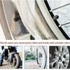 Universal Plastic Tire Valve Stem Caps with Rubber Ring Black Dustproof Air Valve Cover for Car Motorcycle Bike Wheel Tyre Valve Stems 1