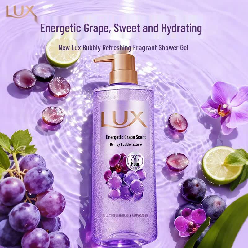 

LUX Grape Scent Bubble Fresh Fragrance Shower Gel