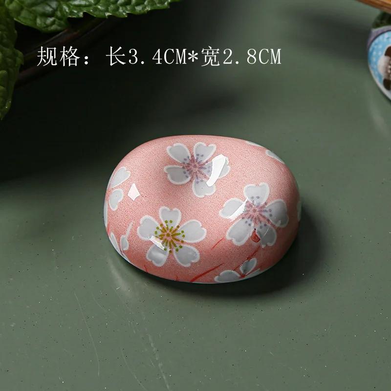 1 Pc New Styles Chopstick Rest Japanese Chopsticks Ceramic Decorative Holder Rack Spoon Fork Kitchen Tools Tableware Accessories