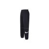 Nike Knitted Sweatpants Women's Black Moderate Cuffed Pants (Unisex) Knitted Sweatpants DM6206 010