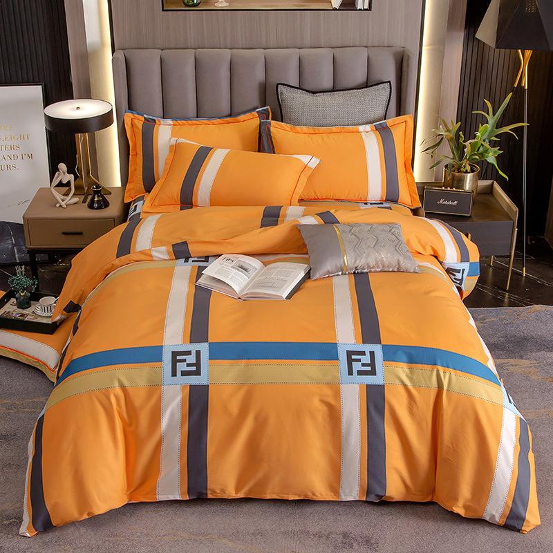 Buy Fourpiece Cotton Bedding Sets for 1.5m Bed Quilt Cover Plus Bed