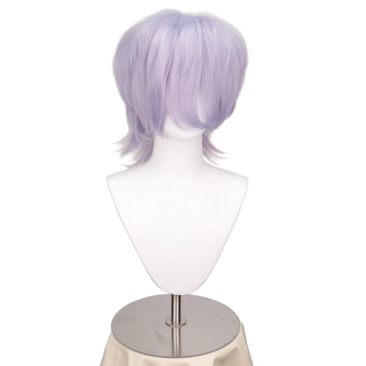 

Парик для косплея Saja Boys Mystery Wigs Аниме KPop Охотники на демонов Костюм-загадка Парик Термостойкие синтетические волосы Хэллоуин One Size фиолетовый