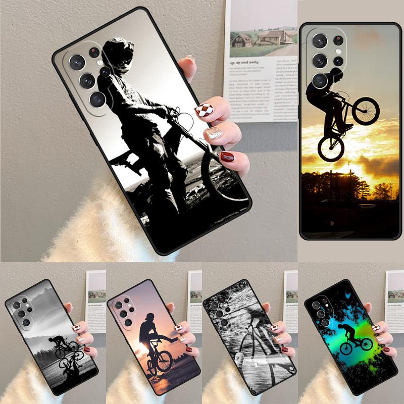 BMX Bike Extreme Telefoonhoesje voor Samsung Galaxy note 10 pro S26 Ultra S23 S24 FE S25 S21 S22 PLUS schokbestendig Cover
