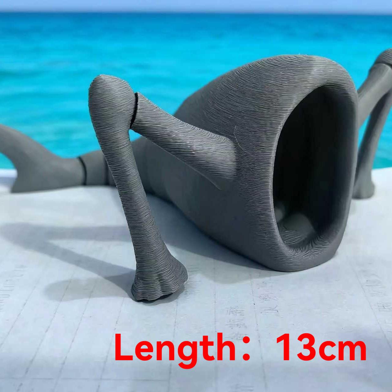 

3D Printed Deep Sea Monster Series Creative Novelty Toy Movable Unique Fun Toy Fantasy Creature Collectible Toy For Kids Adults OneSize