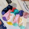 [5-Pair Set] Yoriko Mesh Vivid Spring/Summer Short Socks