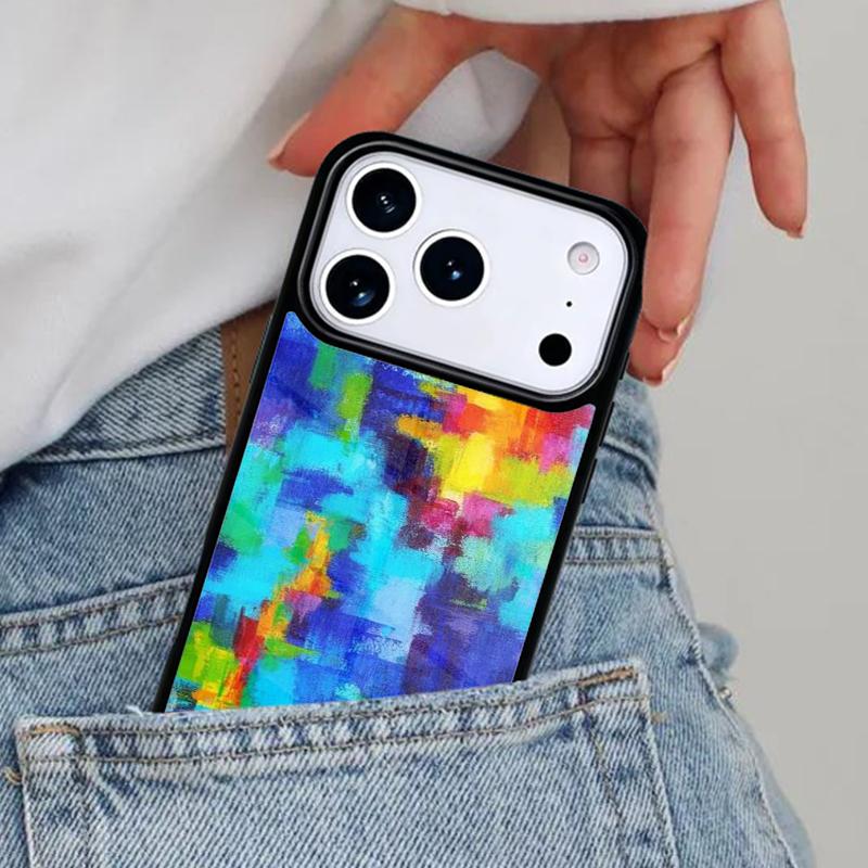 Paint Watercolour Art Phone Case for iPhone 17ProMax 12 13 14 15 16e 17 Pro Max Plus Air Cover
