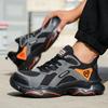 Safety Shoes Men Boots Steel Toe Shoes Men Puncture-Proof Work Sneakers Male Shoes Work Indestructible Warehouse Footwear