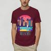 Vintage Miami Vices T-Shirt Sommer 100% Baumwolle T-Shirts Für Unisex Neuheit Lässiges T-Shirt Kurzarm Streetwear Oberteil Tees