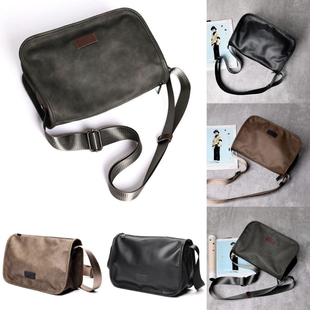 Dull Polish Shoulder Belt Bags Waterproof Single-shoulder Bag High Quality Male Shoulder Bag  Men