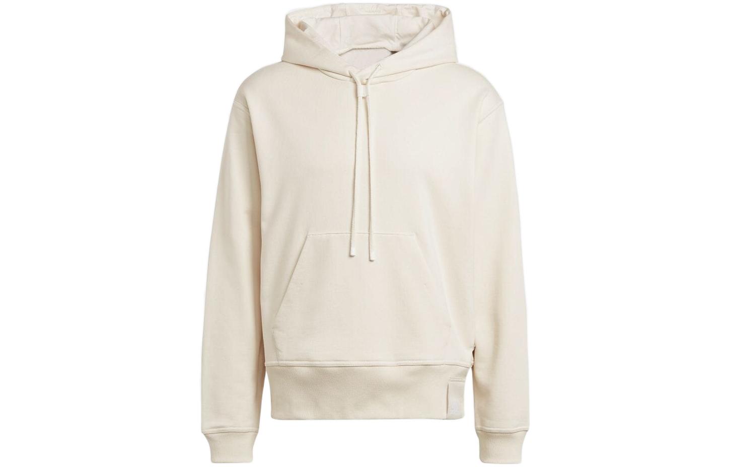 Adidas Lounge Sweatshirts Unisex Beige Hooded Moderate Regular IC4081 S