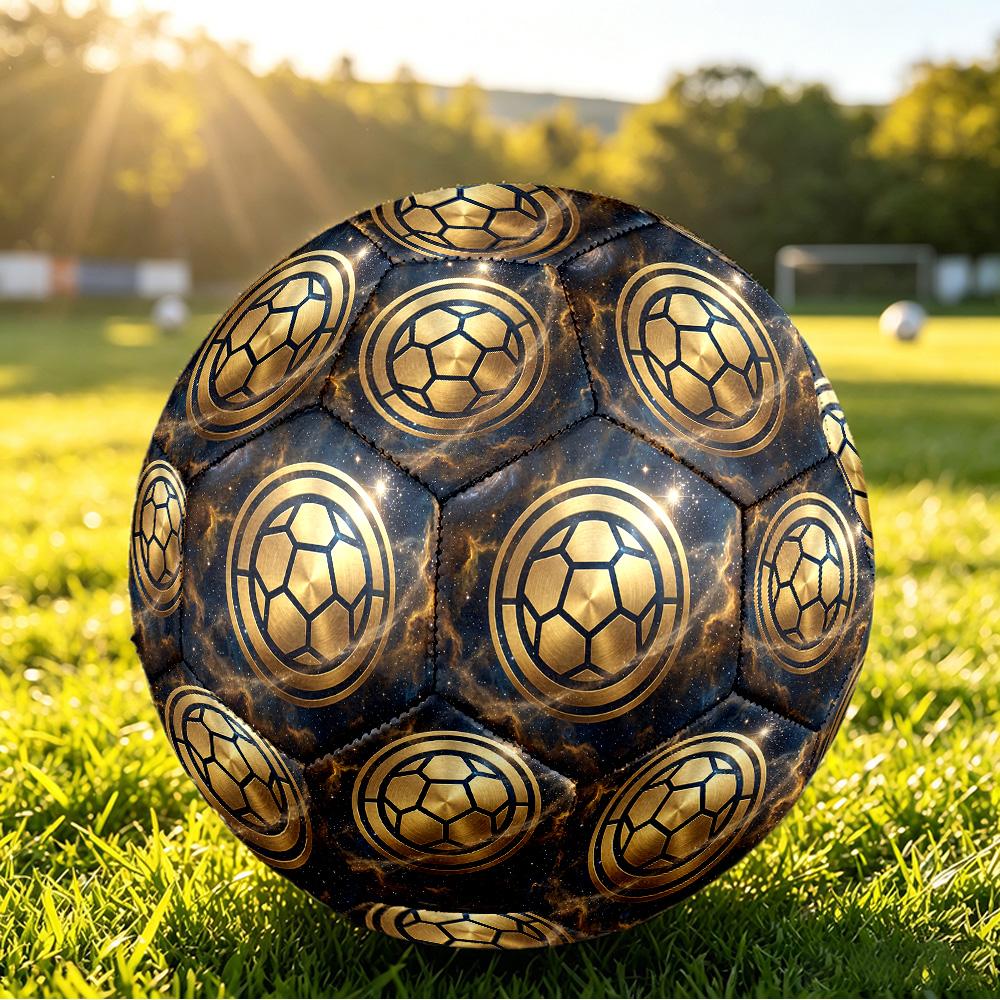 Colombia Football Printed Size 5 Soccer Ball Wear Resistant Standard Adult Training Football Fan Gift for Indoor Outdoor Match Sports