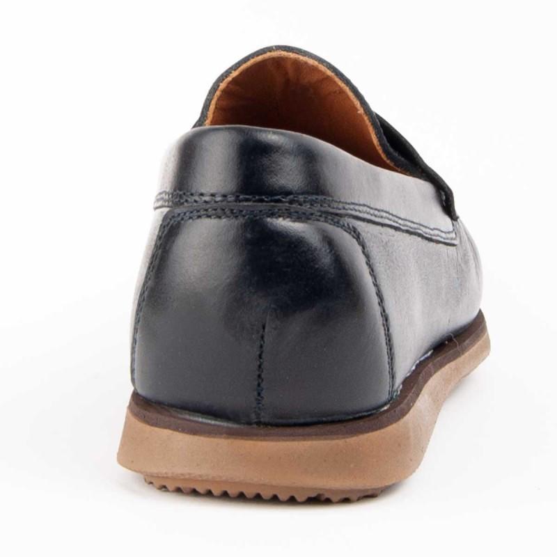 Mocasín De Piel Para Hombre. Purapiel Mocca7 102734