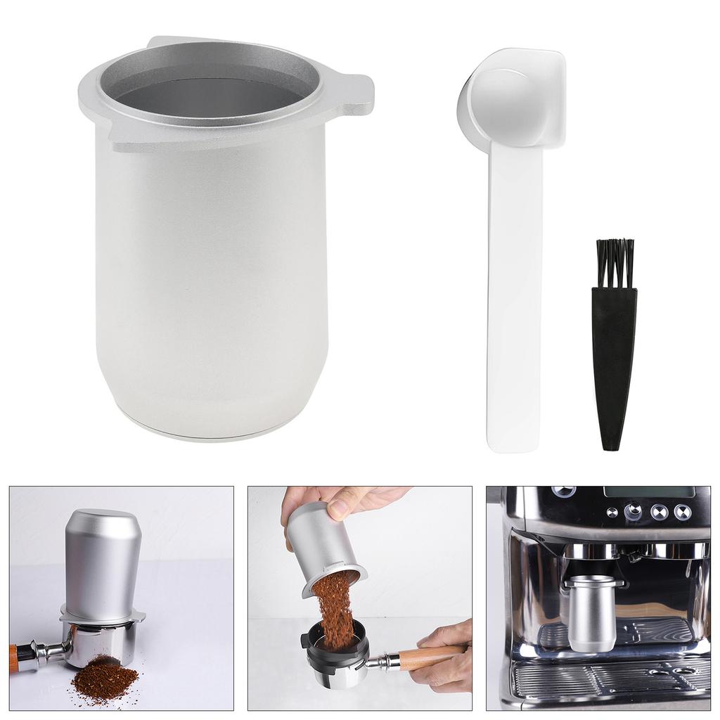 Breville Sage 870 875 878 Compatible 53.4mm Silvery Dosing Cup Recyclable Powder Measuring Accessory Heavy Duty Precision Fit Espresso Tool