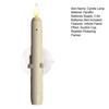 Flameless Window Candles with Sensor Dusk To Dawn Roman Column LED Conical Candles Battery Operated LED Taper Lights Suction Cups Christmas Decor