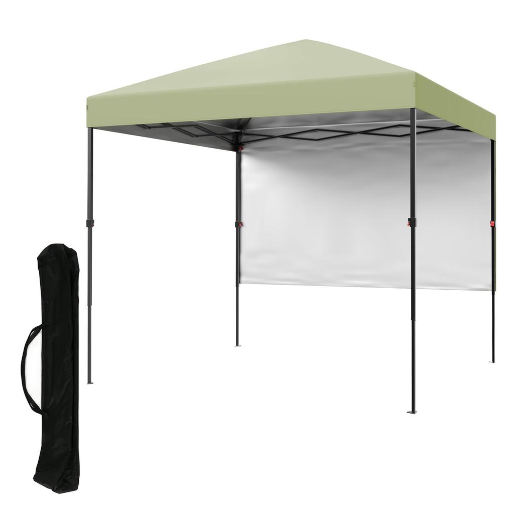 Litake Tarp Tent Easy To Side Sheets Highly and UV Heat Tarp Storage Bag Olive Green One-touch [2.2x2.2m] Assemble, Included, Water-resistant