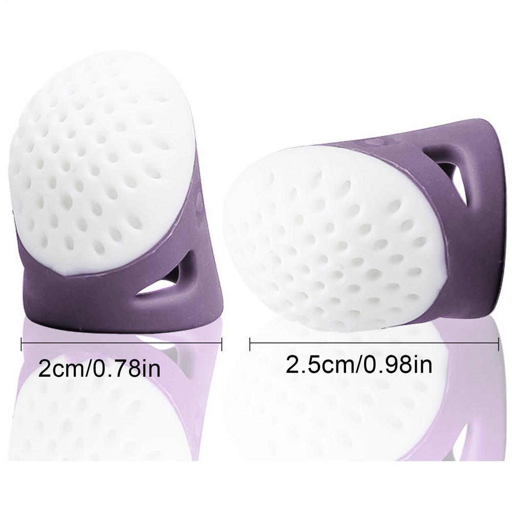 

Защита пальцев при шитье Силиконовые многофункциональные наперстки Полые дышащие Защитные напальчники Для рукоделия Шитье L