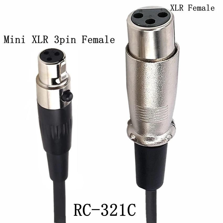 Audio Cable Mini XLR Male To XLR Female for Pocket Cinema 4K 6K Camera 0.5m 1.5m Black Smart Device Digital Cables ConnectorsGood Product