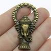 2 Pezzi Ciondoli Elefante Colore Bronzo Antico Ciondoli Elefante Ciondoli Per Braccialetti Grande Ciondolo Elefante Ciondoli Creazione Gioielli