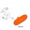Car Turn Signal Light Side Marker Lamp for Mercedes for Benz Sprinter W906 Car Shape Amber Side Lamp Light A0038202956