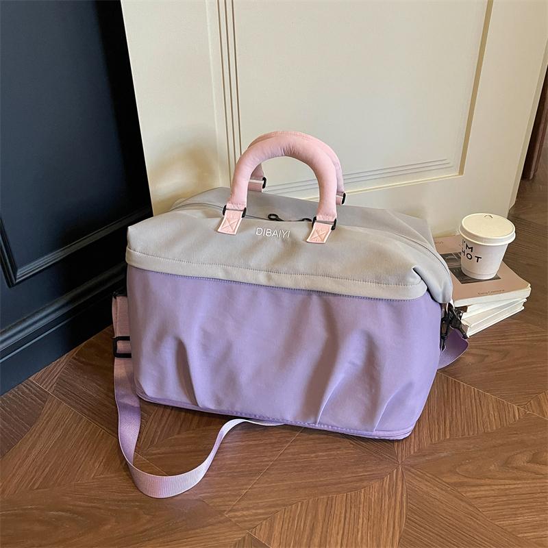 Large Capacity Portable Luggage Bag Large Capacity Travel Bag Lightweight Storage Sports Fitness Bag