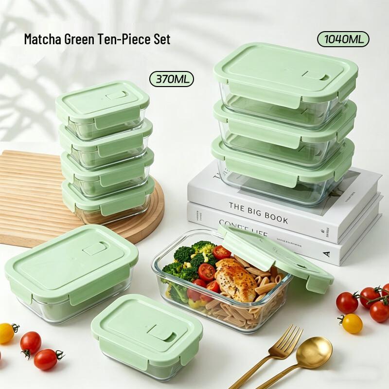 Ru Han Microwaveable Glass Food Storage Containers