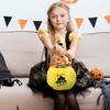 2025 Halloween Candy Bucket Handheld 3D Embroidered Trick-or-Treat Basket Non-Woven Halloween Festival Candy And Snack Bags