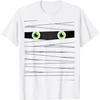 Easy Halloween Costume T-shirt - Mummy Wrap Face T-Shirt