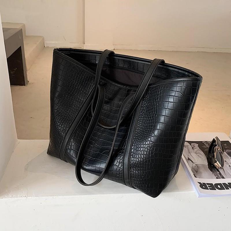 

Simple Large-capacity Bags Women s Trendy Fashionable Portable Shoulder College Students schoolbags Class Tots
