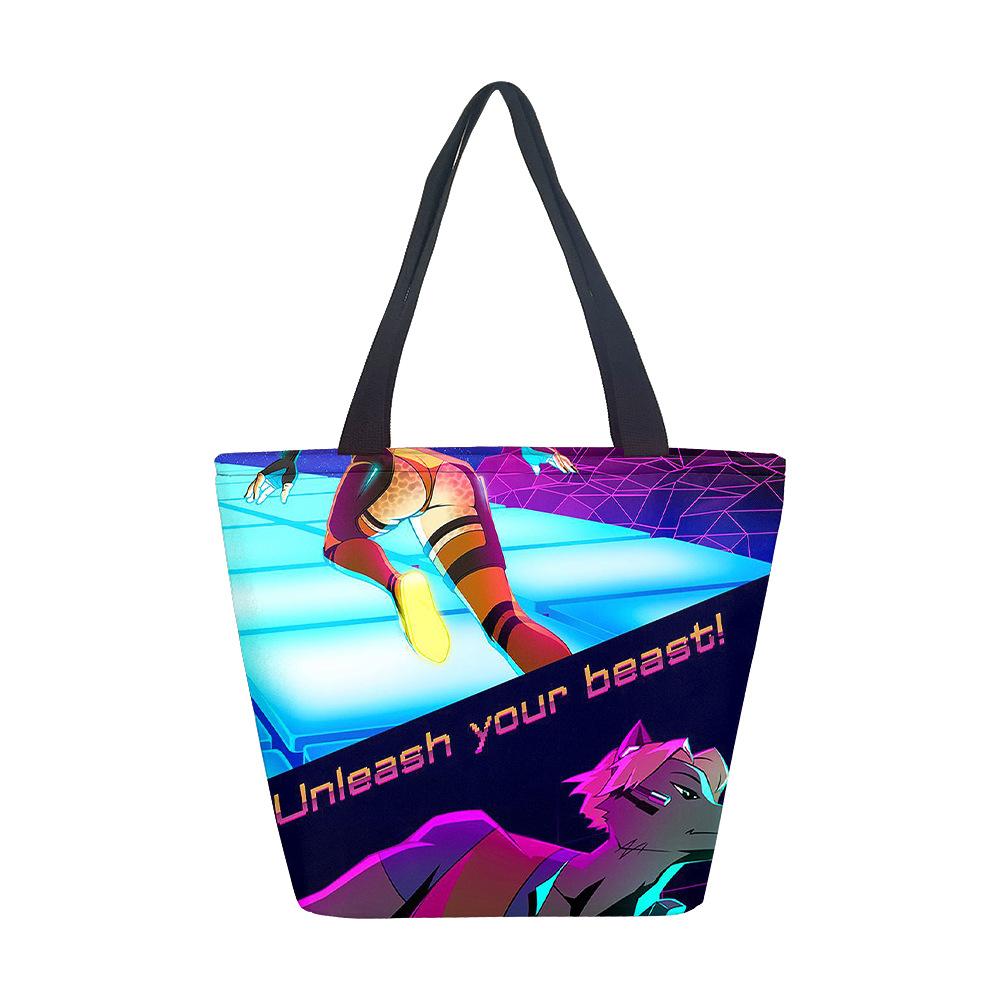 Women's Handbag No Theme Girl Shoulder Bag Printed Canvas Bag Fashion Trend Large Capacity Tote Bag