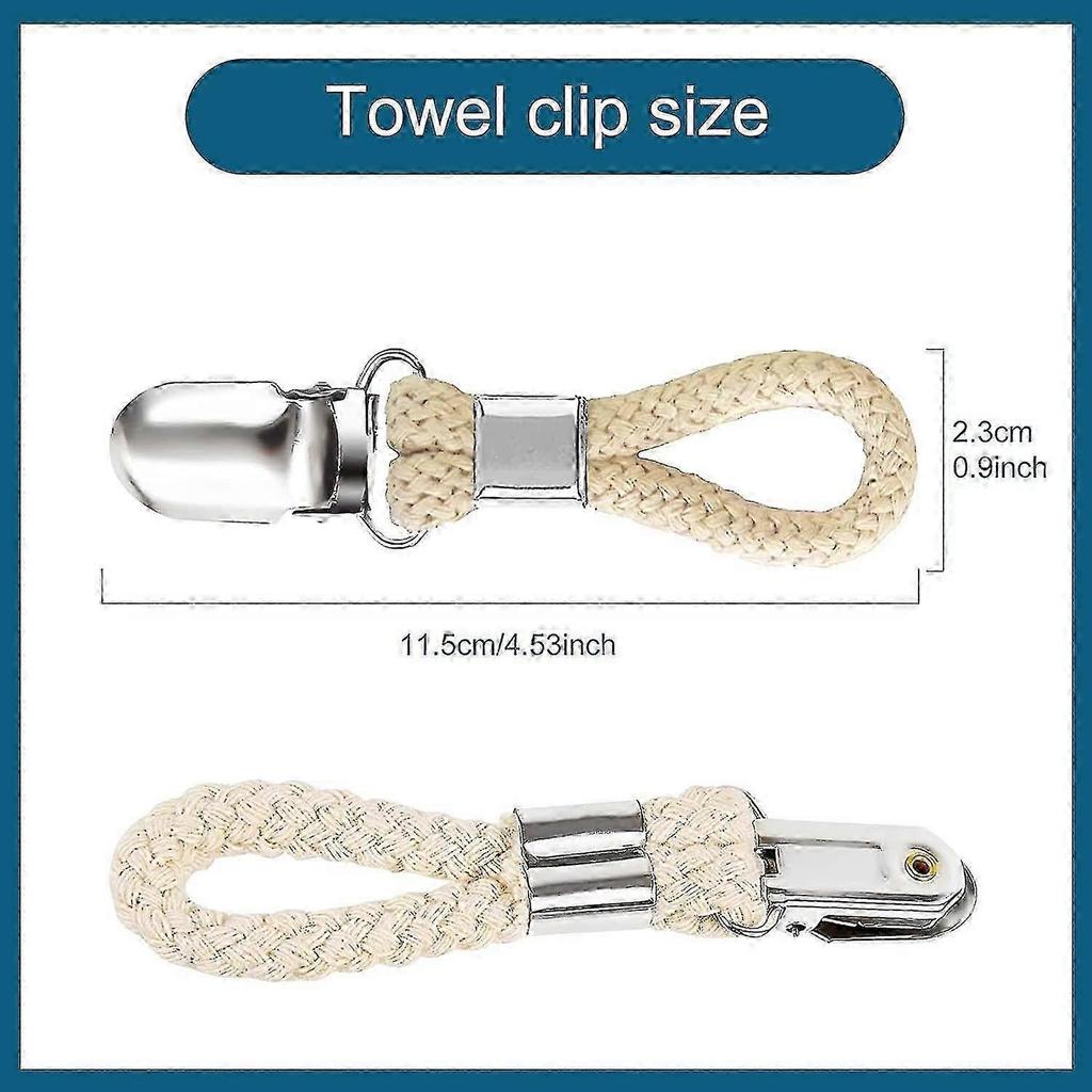 6 Pieces Towel Clip Hangers, Towel Hangers, Towel Clips, Dish Towel Clips, Towel Clips, Dish Towel Holders, Towel Clips For Towels, Loops For Towels