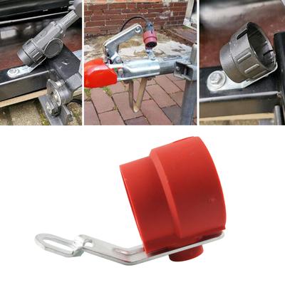 Red Trailer Plug Holder 7 Pin /13 Pin Trailer Connector Trailer Parts Mounting On Trailer Drawbar Parking Cover